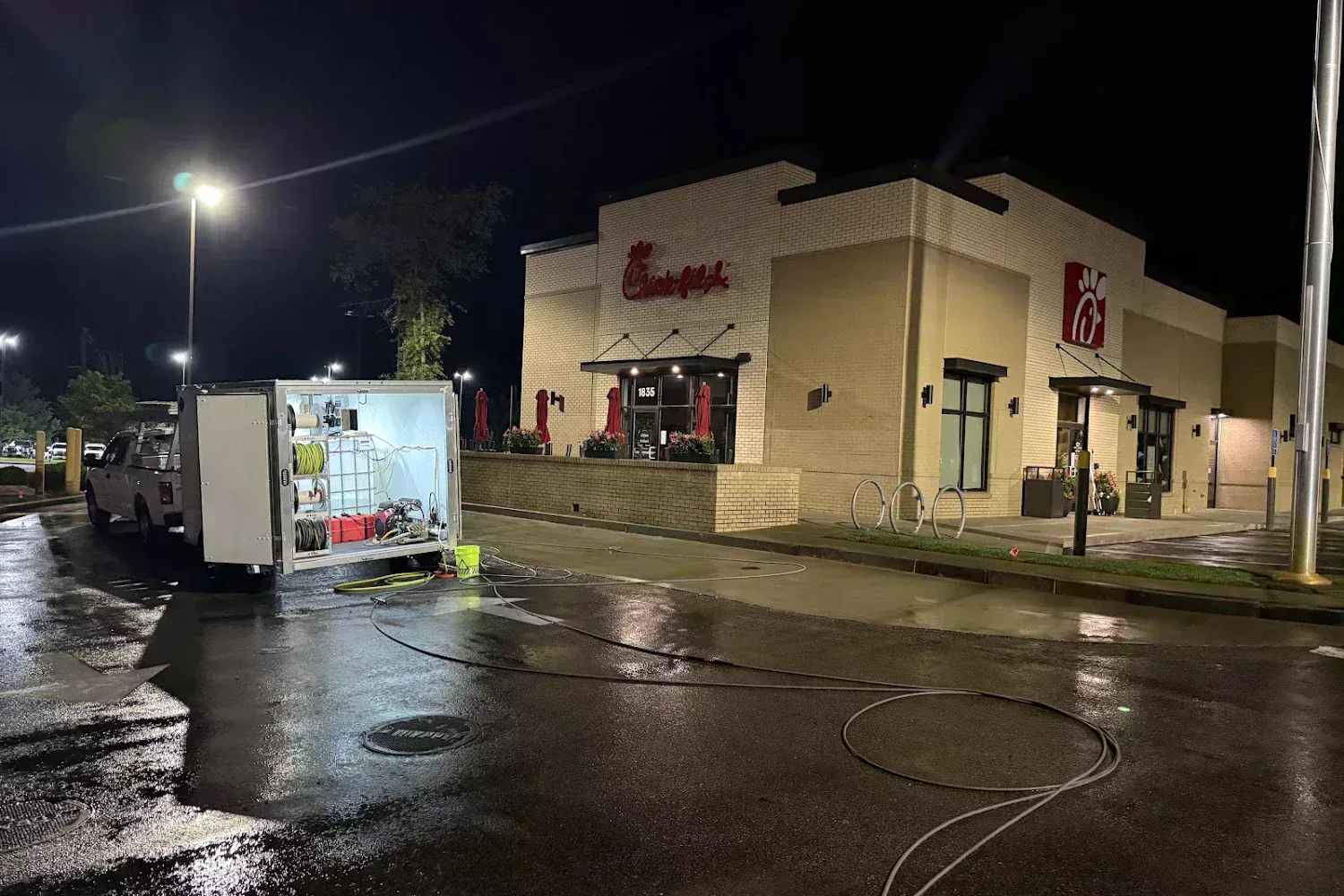 Storefronts & buildings cleaning by Callahan Exterior Cleaning