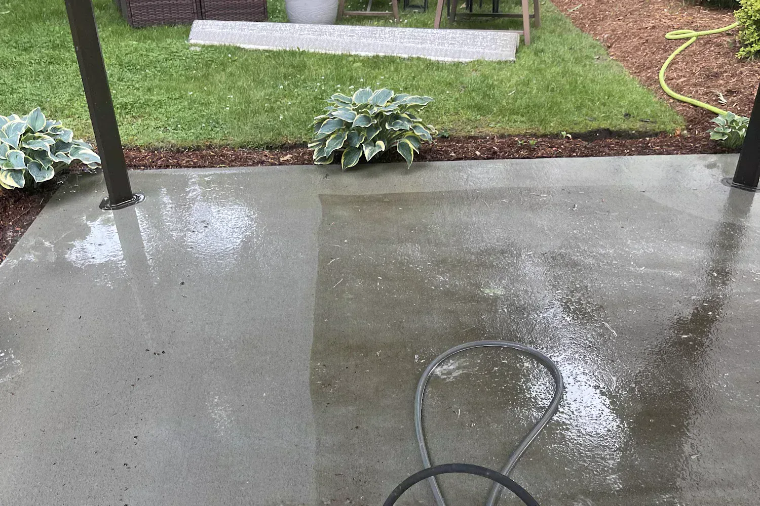 Concrete & driveways cleaning by Callahan Exterior Cleaning