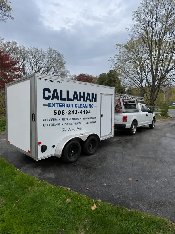 Callahan Exterior Cleaning rig ready for work